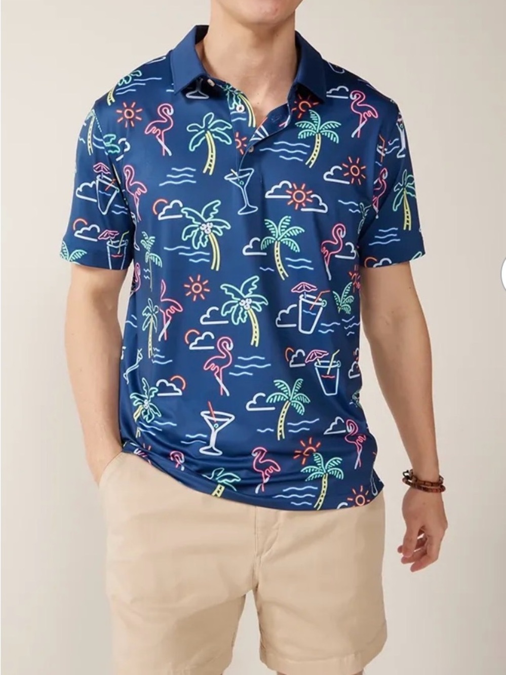 chubbies The Neon Light Polo